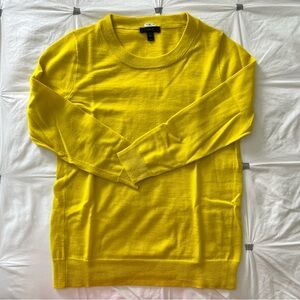 J. Crew Yellow Wool Tippi Sweater